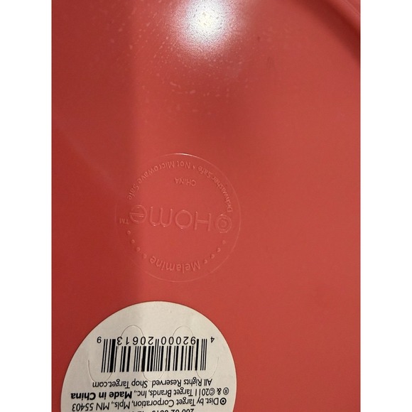 Target Home Melamine Salad Plates Set of  4 Scalloped Edges Pastels Butterflies - Picture 8 of 8